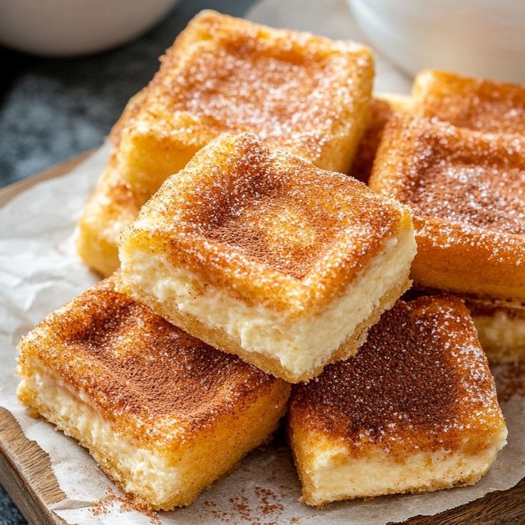 Churro Cheesecake Bars
