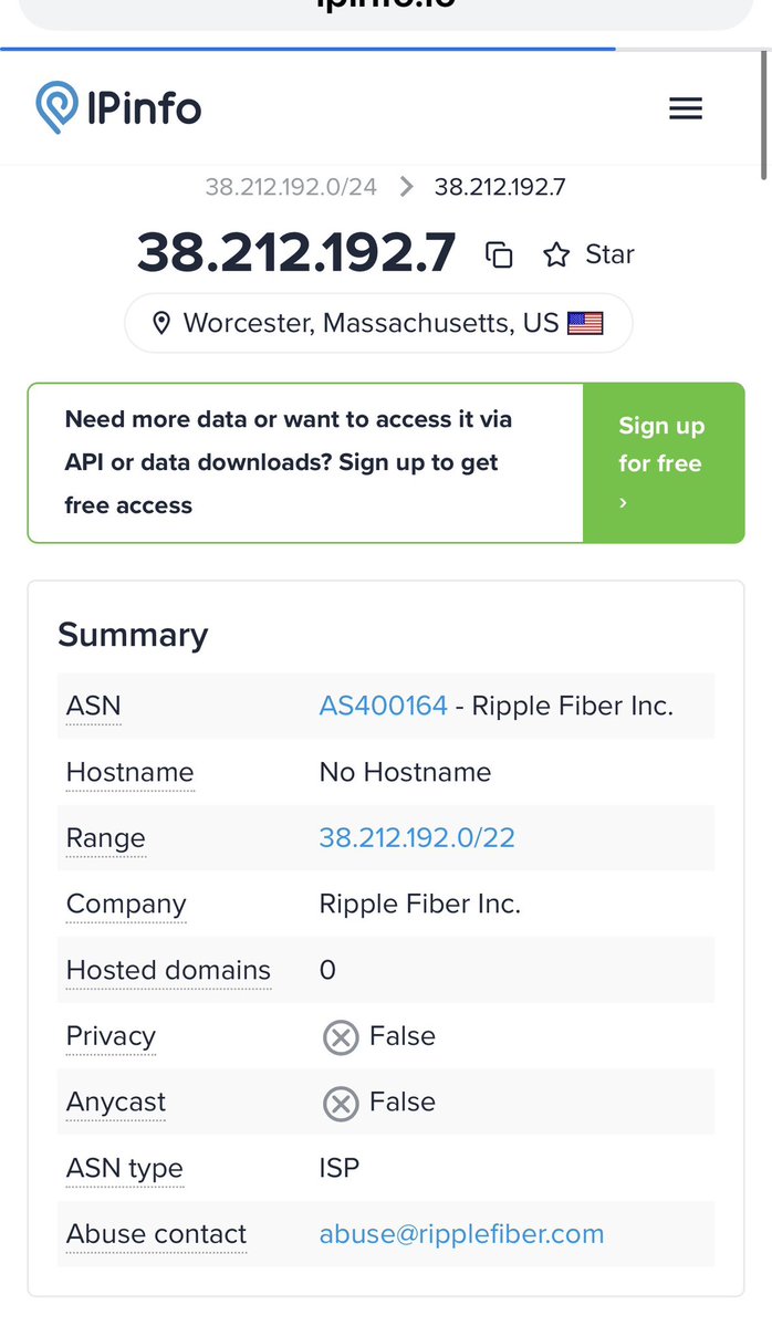 Dear genius, 

All of the IP addresses you flashed tonight trace back to Worcester, not Boston. Also, my IP addresses begin with 71, not 38. Yours begin with 38,  the same prefix that appeared when you were logged into your “5150” account dedicated to me.

And for anyone who’s