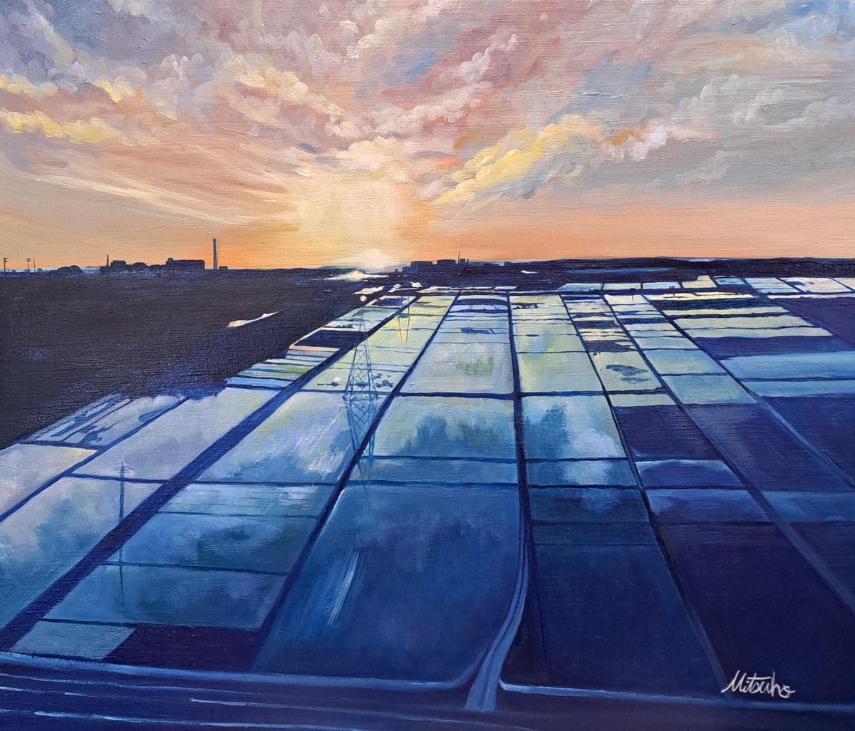 ちょうど去年の今頃、今と同じ様にひぃひぃ言いながら描いてた作品

油彩画/F10号
#油彩画 #再掲