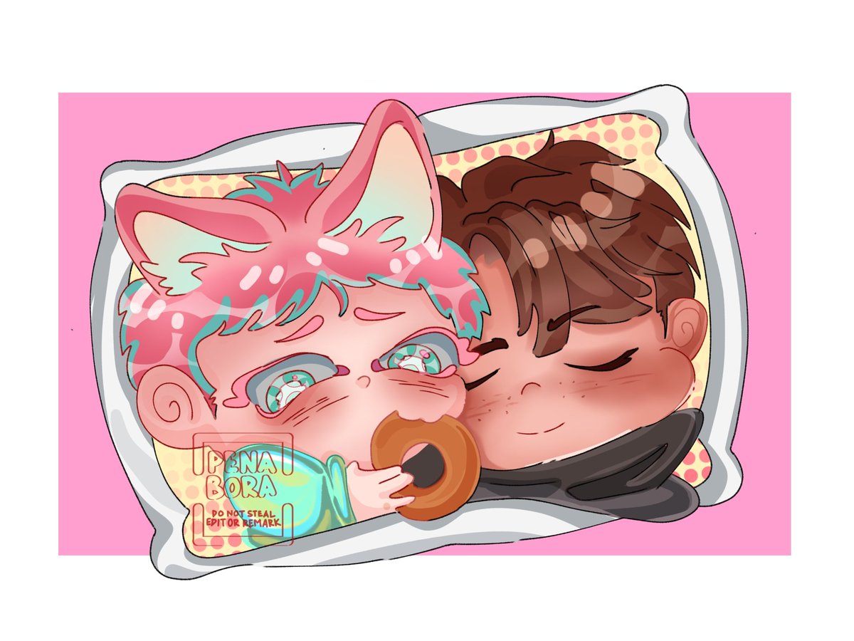 penaboraa's tweet photo. CHIBI 11 | aku labil sama background, is it not necessary to use it? #furryartwork #furrycouple #chibiart #ibispaintx https://t.co/9S1BXH8V12