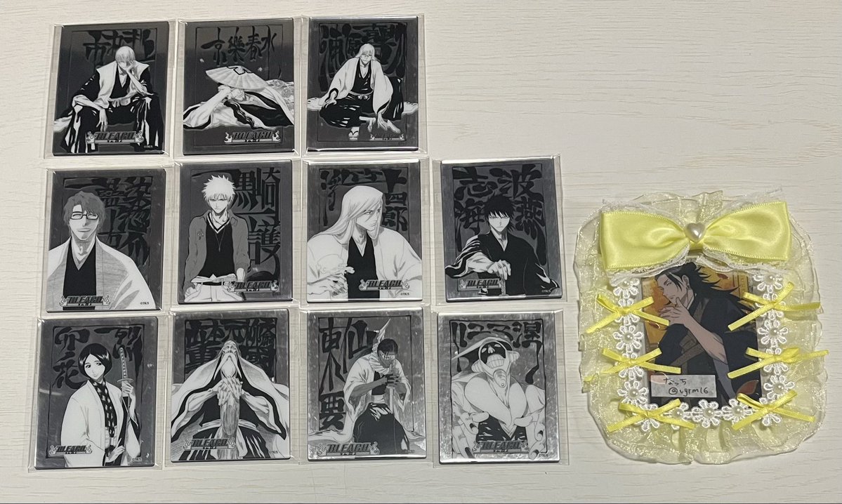 交換/譲渡】BLEACH メタリックマグネットコレクション 【譲】ギン 京楽