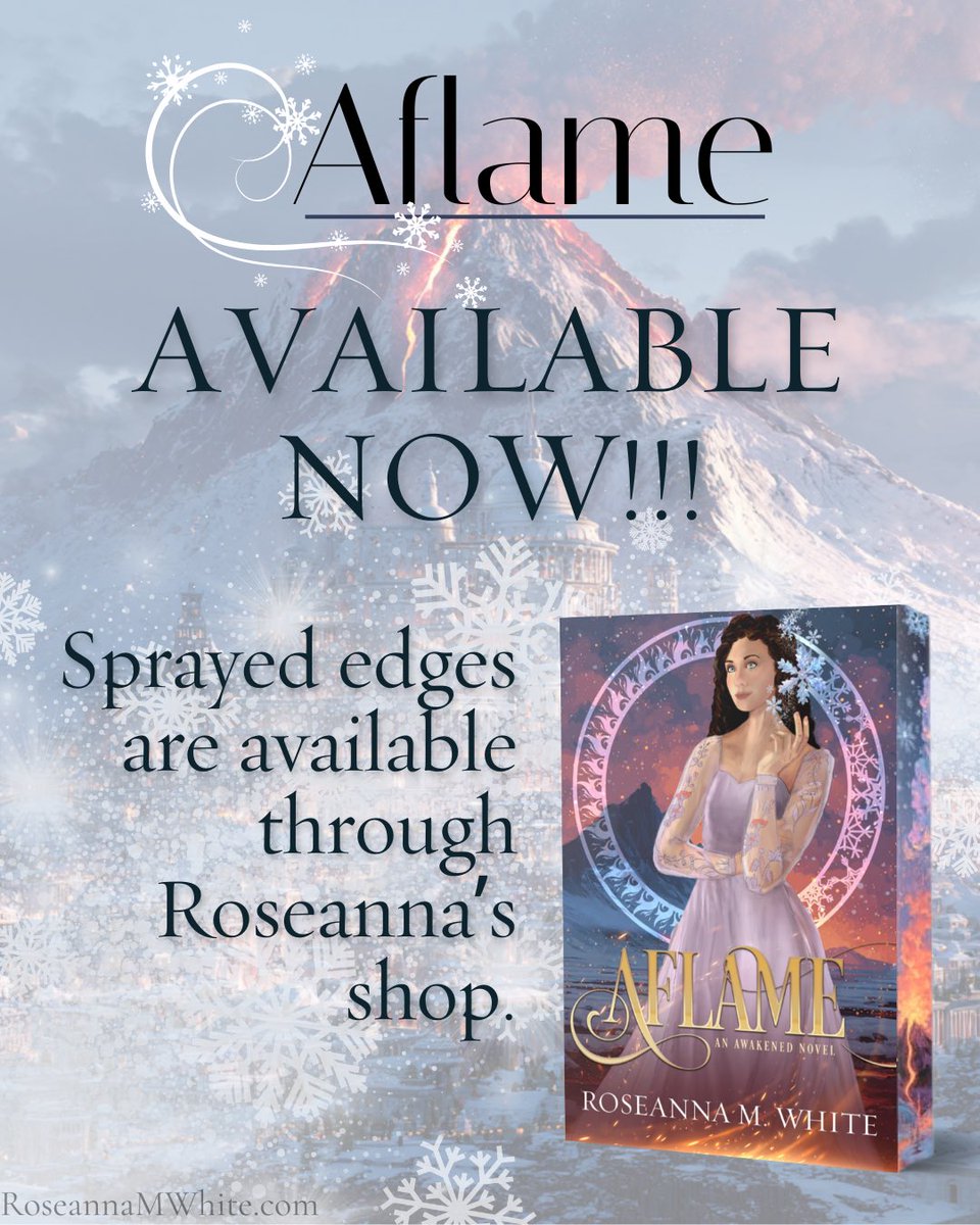 Melissasbooks1's tweet photo. Loved this new #romantasy from #roseannamwhite check out my review: https://t.co/wvctL4envD Now available here: https://t.co/fBvll1lfTq #cleanromantasy #cleanfantasy #romantasybooks #newfantasy #roseannamwhite #fantasybooks #newrelease #releaseday #awakenedrmw #aflamermw #NewBook https://t.co/kIuwj7pQfb