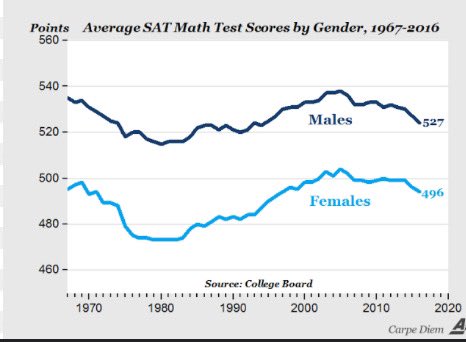 マジレスすると、欧米でも女子は理数科目が苦手な傾向にあり、SATの数学は男子の方が圧倒的に平均高いです。

だけれど欧米の大学は、女子に下駄を履かせて男女比を揃えてしまうので理系の女子が多いのです。