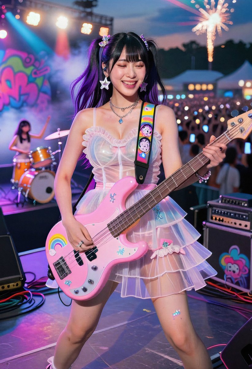 PhotogenicWeekE's tweet photo. 意味もなくw、同じPromptで #Anima vs #BitDance。これはAnimaの勝ちかな!?(笑) https://t.co/tT9KcHEZJW