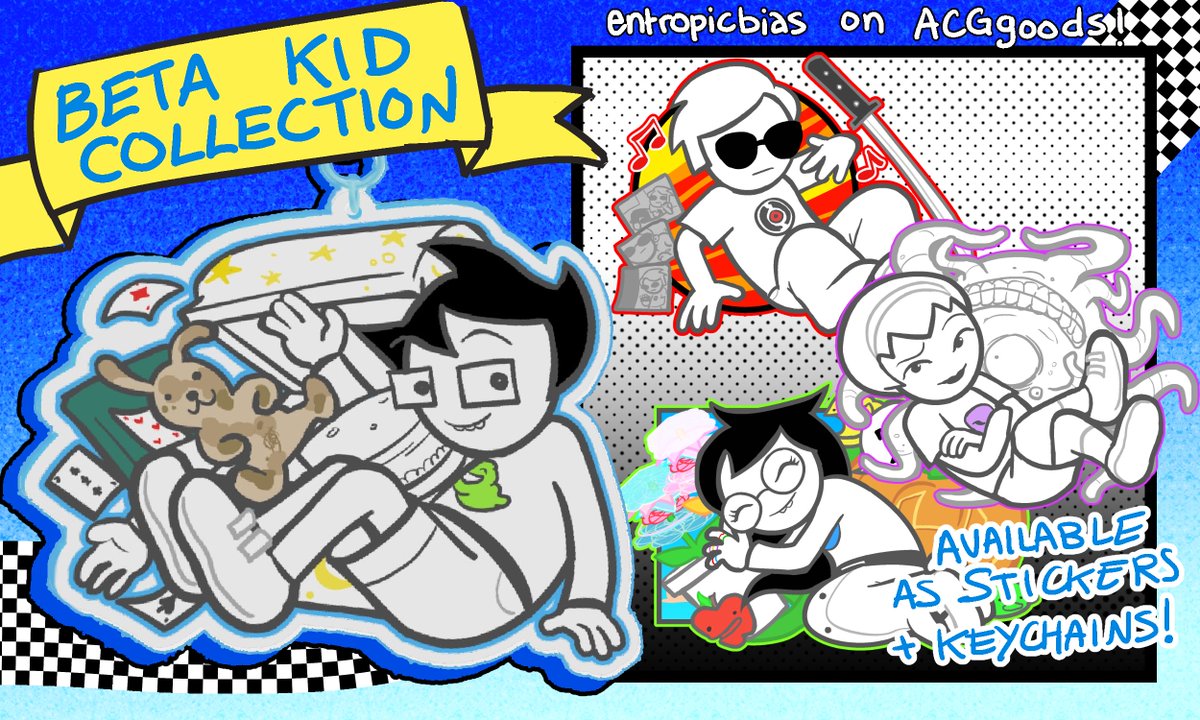 entropicbias's tweet photo. i heard everyone is selling homestuck merch on acggoods!
 https://t.co/mwcYSMic06 https://t.co/HTLfUADhvK