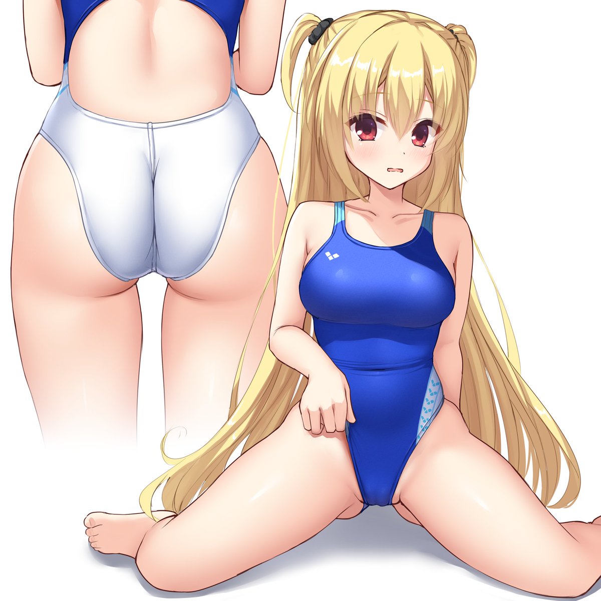 在原七海×競泳水着(skeb) 