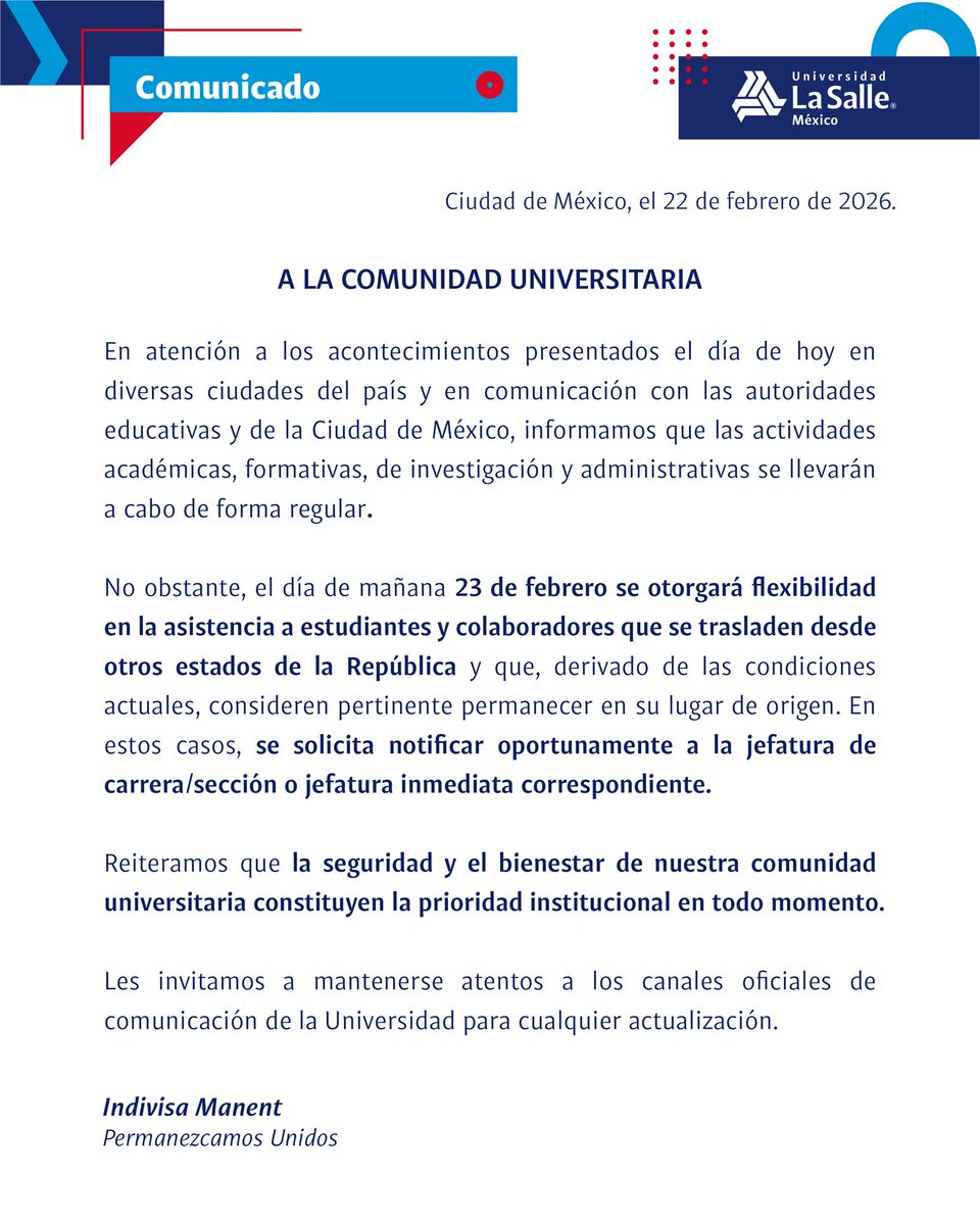 Universidad La Salle tweet media