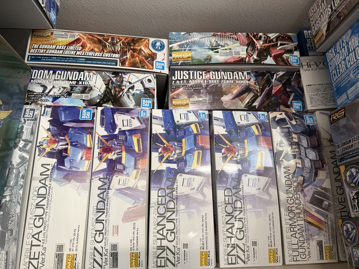 整理してみたけどやっぱりフルアーマーZZは入らなかった😅