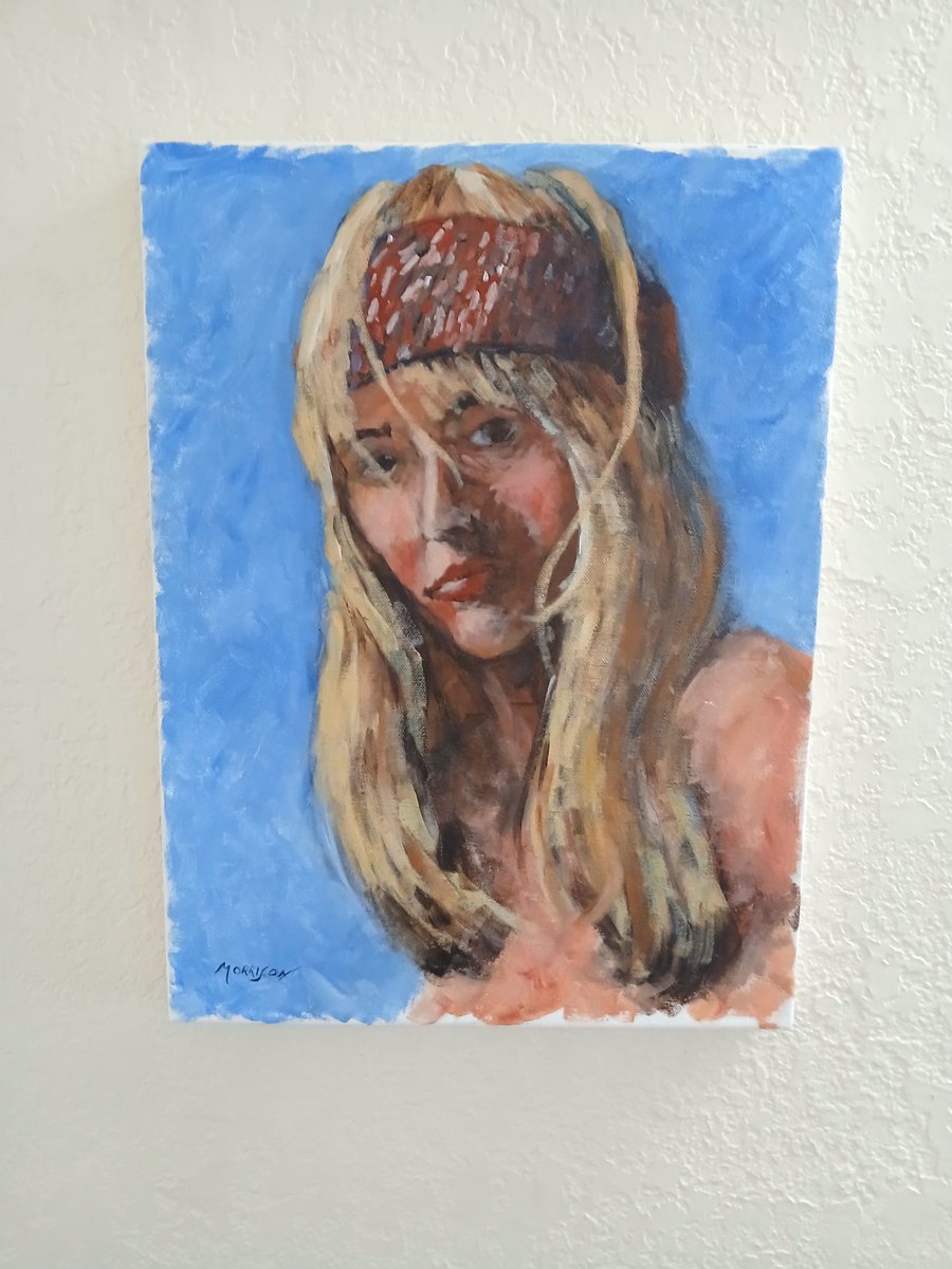 RRE6786's tweet photo. @SolRucaWWE Saw this painting in the apartment building where I live, and and the first person that came to mind was you. https://t.co/UtWGl9TABy