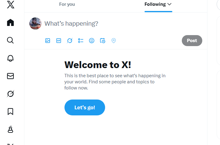 This is my feed rght now. X is so unpredictable from day to day