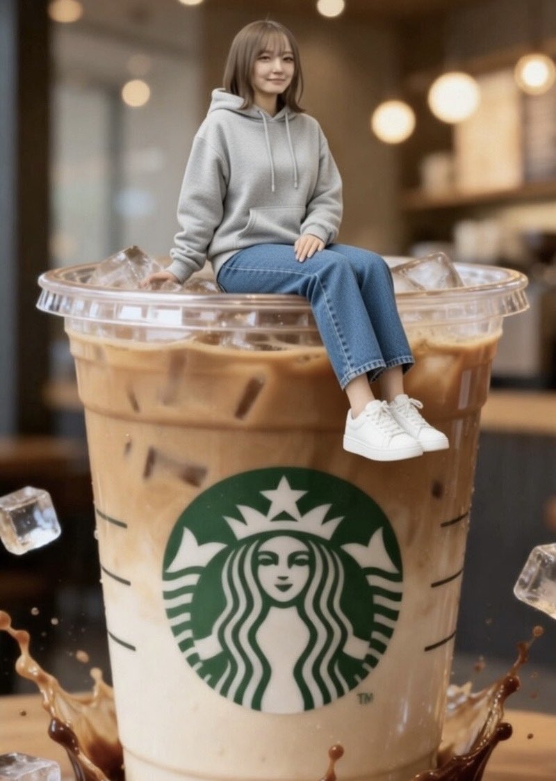 スタバいく〜ヾ(๑╹◡╹)ﾉ"