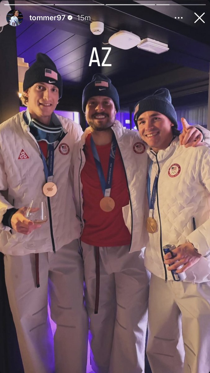 Tage Thompson’s Instagram story 🥹