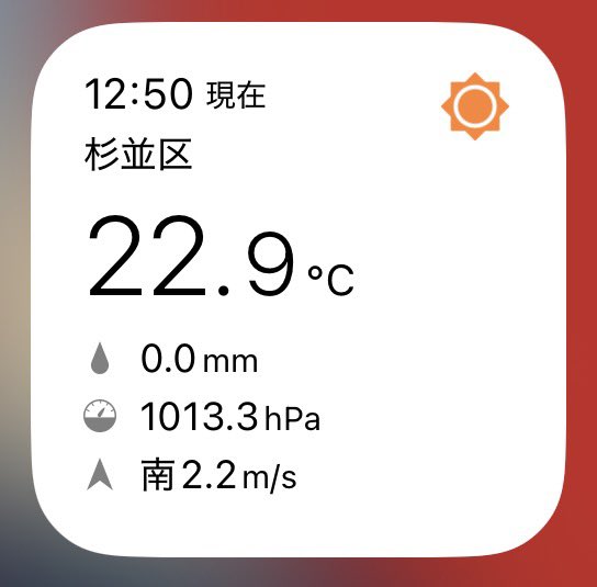 なんかあちいと思ったら23℃もある！！
