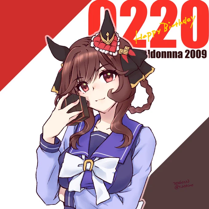 ラフまでは描いていたので仕上げてみたジェンティルさん #umamusume #gentildonnna