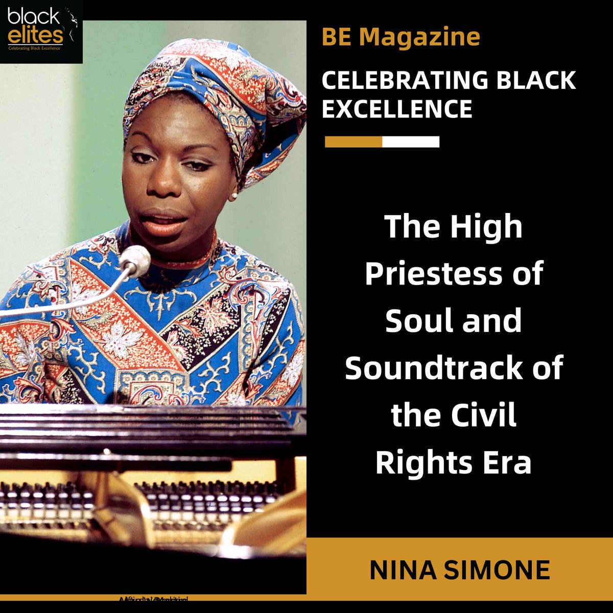 Nina Simone was a musical genius, civil rights activist, and cultural icon whose voice carried both haunting beauty and revolutionary fire.

Born Eunice Kathleen Waymon in North Carolina, she was a classically trained pianist who initially aspired to become the first Black