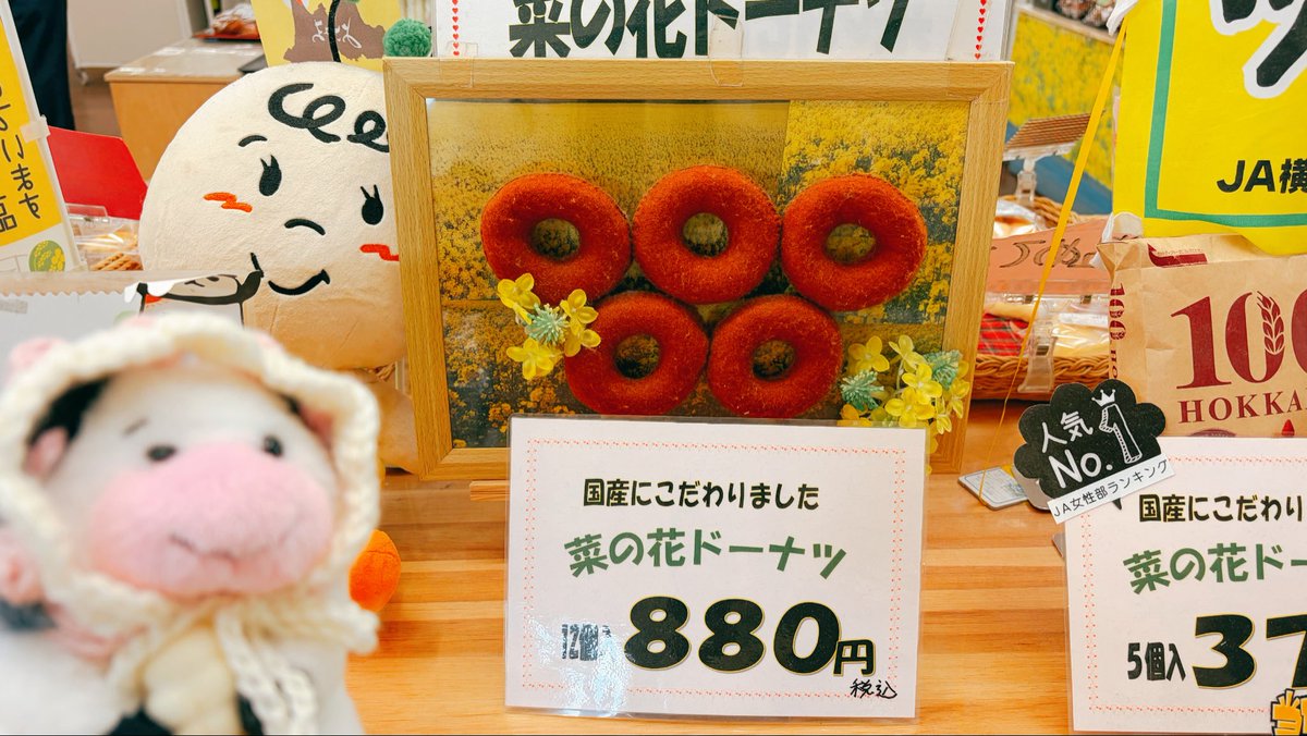 菜の花ドーナツおいしいし菜の花ドーナツぬい（自我無し）もいる