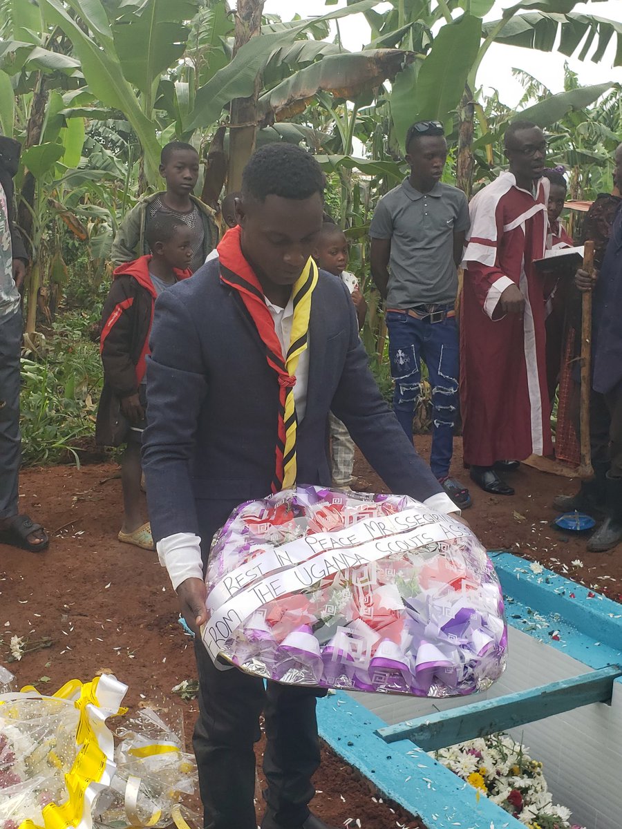 KabiitoBAGS's tweet photo. 22nd  Feb  2026  I ATENDED THE BURIAL CEREMONY  OF MR SSEGIRINYA IN MASAKA  CIRTY THE FATHER TO MR MUGGAGA ANDREW THE VICE CHAIR PERSON  OF BOARD UGANDA SCOUTS  ASSOCIATION AND THE DISTRICT SCOUTS COMISIONER  MASAKA. IN THE CAPACITY OF  UGANDA MARTY'S UNIVERSITY ROVER SCOUTS . https://t.co/pZl5qjb7n4