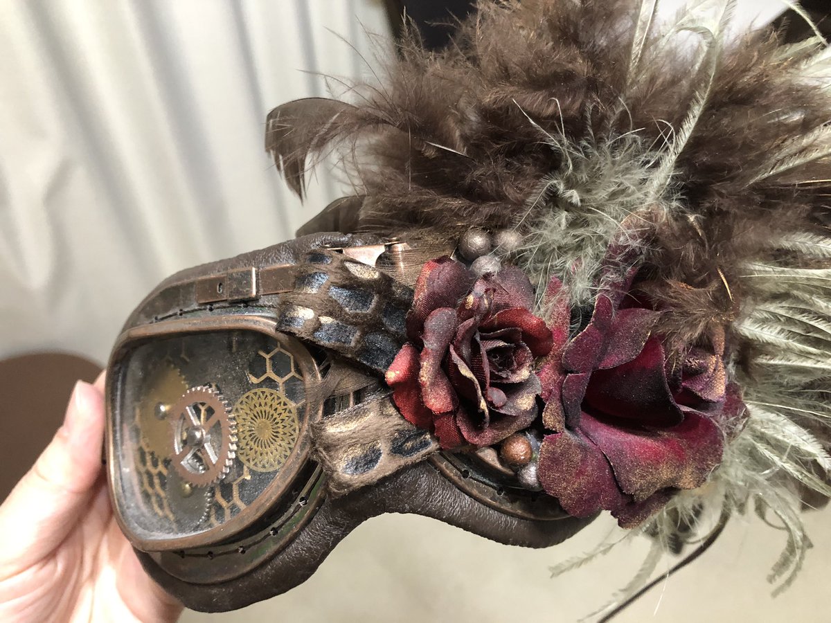 ゆるぼ】相互さん corgi-corgiさんのスチームパンクゴーグル欲しい方