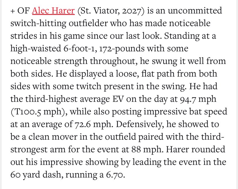 Alec Harer 2027 tweet media