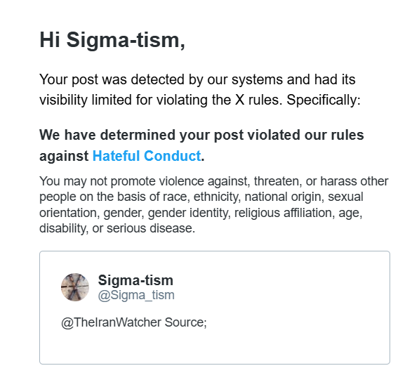 Israel can murder 670k Palestinians with impunity, but
I've reached the X platforms limit of tolerable meme's criticizing "Gods Chosen"....

Descending into clown world.