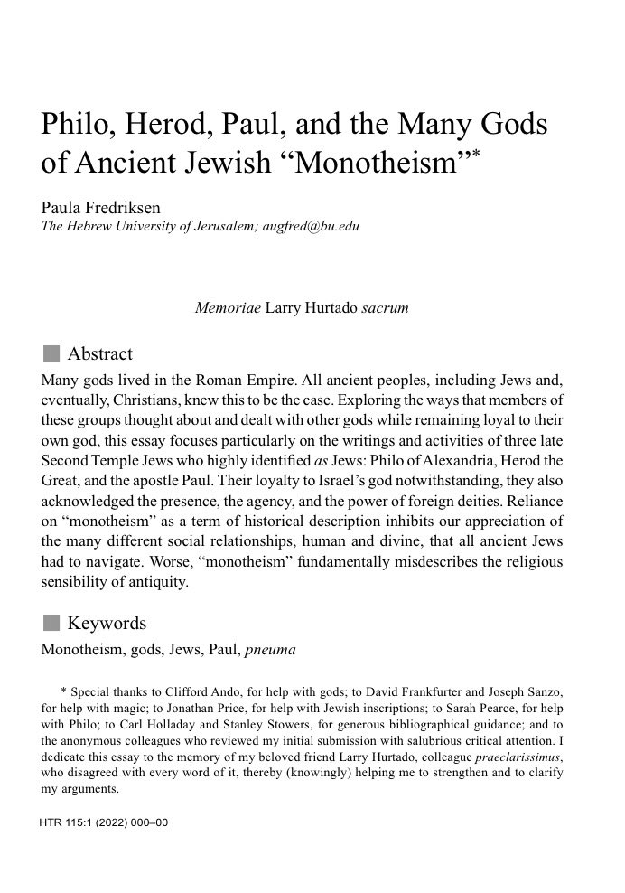 Tbh, the term Jewish “monotheism” is a ridiculous term.