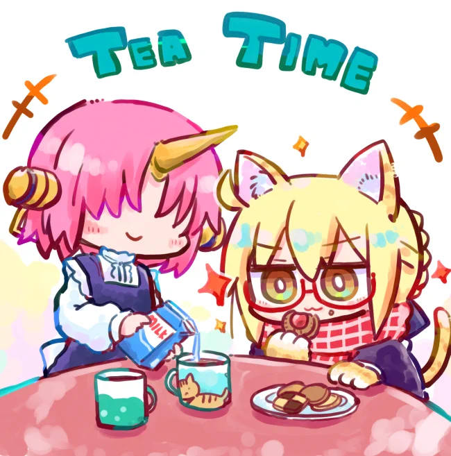 ティータイム猫えっちゃん #FGO