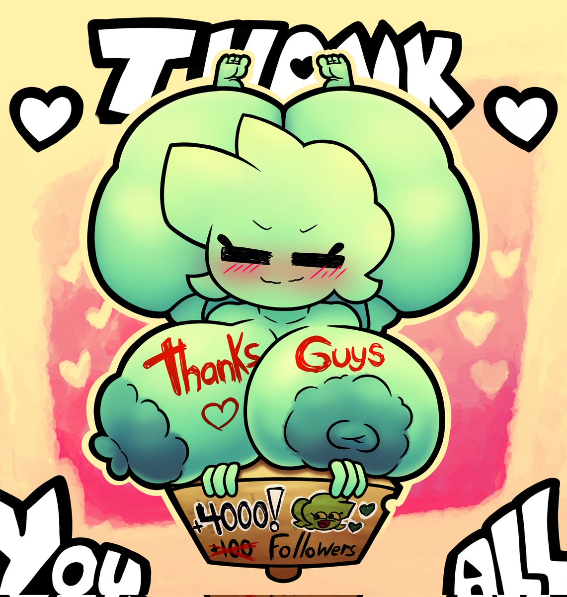 It's only been 2 months, and I've already reached 4k followers! Guys, thx u so much for all the support. I really strive to bring you quality content. Thx u for giving me the opportunity, and I hope u like my future draws hehe. I love u all!!!
💚🌟💫