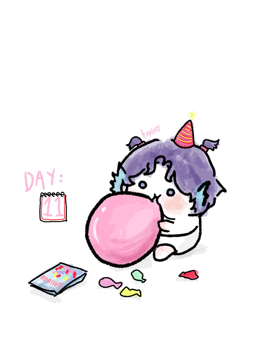 More preparation for his bday, fishie is getting everything ready >~<
11 days left till his bday 🎈