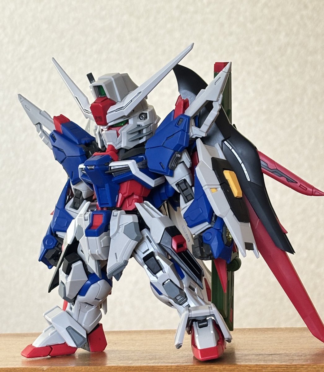 MGSDデスティニーガンダムを部分塗装でSpecⅡにした