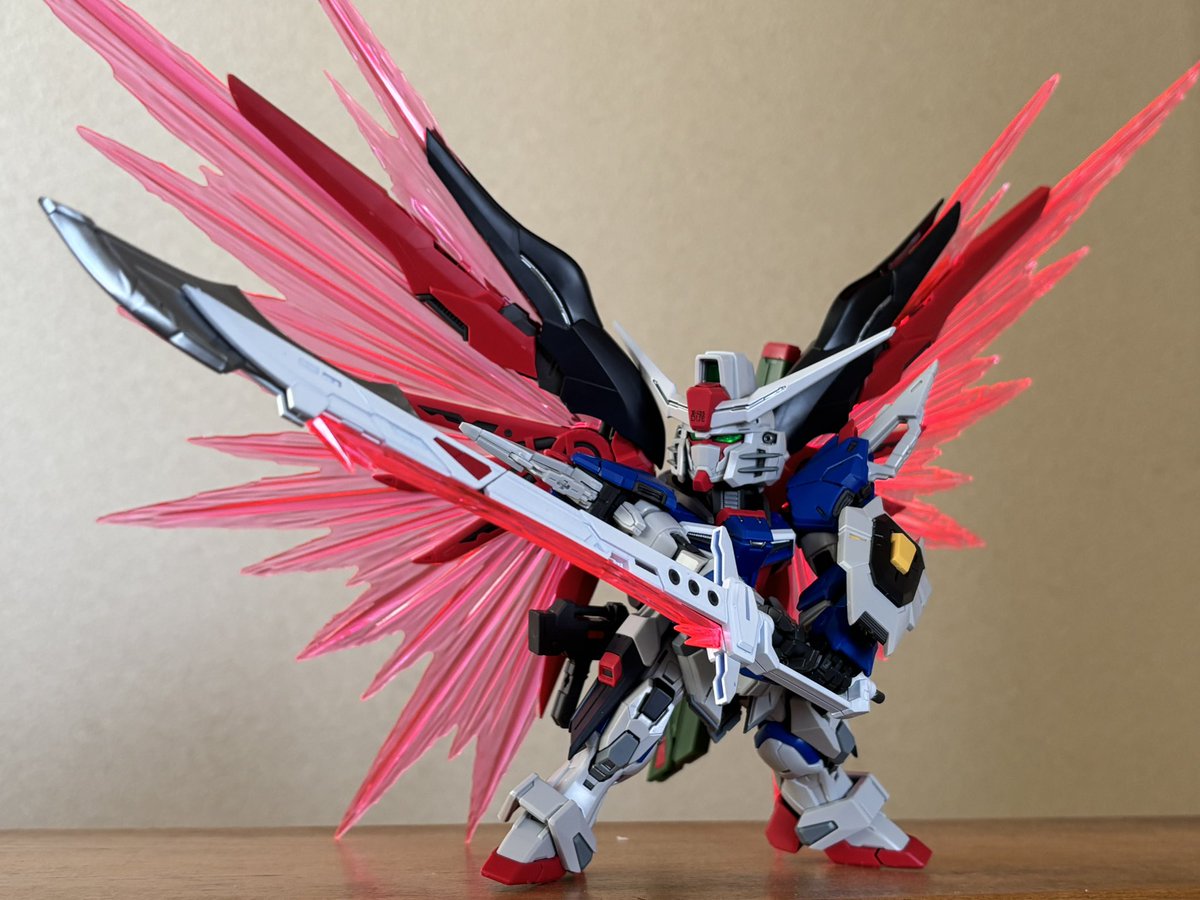 MGSDデスティニーガンダムを部分塗装でSpecⅡにした