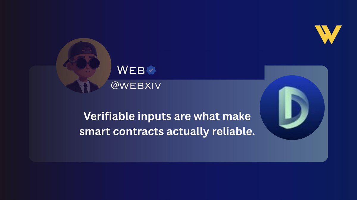 Web3 apps are only as trustworthy as their data. <a href="/DIAdata_org/">DIA | Cross-Chain Oracles for Web3</a> pulls price feeds directly from raw exchange sources, making every data point fully auditable on-chain. No black boxes. Verifiable inputs are what make smart contracts actually reliable.