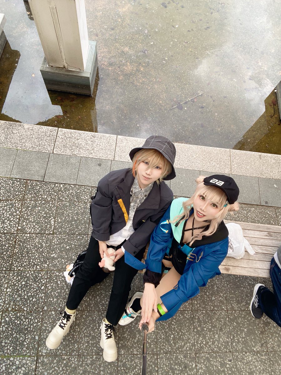 コレは自撮り棒めちゃくちゃ伸ばして撮ったらドローン撮影なったやつ笑