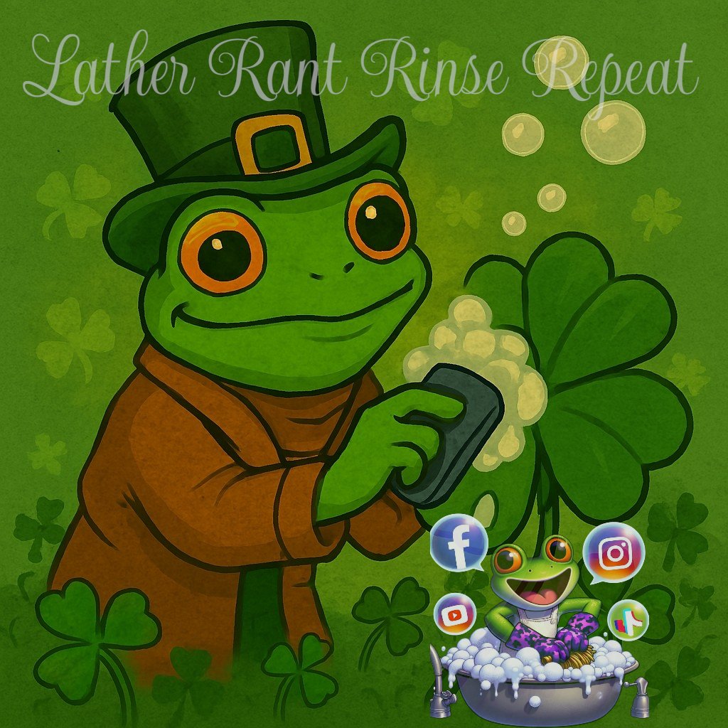 RantRinse's tweet image. St. Patrick’s Day rolled in with a whole lot of green and a little extra charm. Thanks for watching, chatting, and keeping this space feeling easy and fun.  
Hope your day has a bit of luck tucked into it somewhere. 🍀
#StPatricksDay #handwashing #soap #cleaningtok #laundrytok