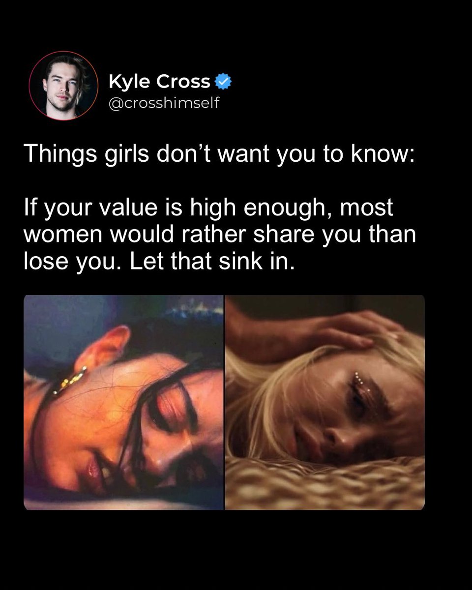 crosshimself_'s tweet photo. Uncomfortable truth.

Build yourself to the point where losing you feels expensive.

✅ Follow @crosshimself_ for more https://t.co/D61ps7PEWD