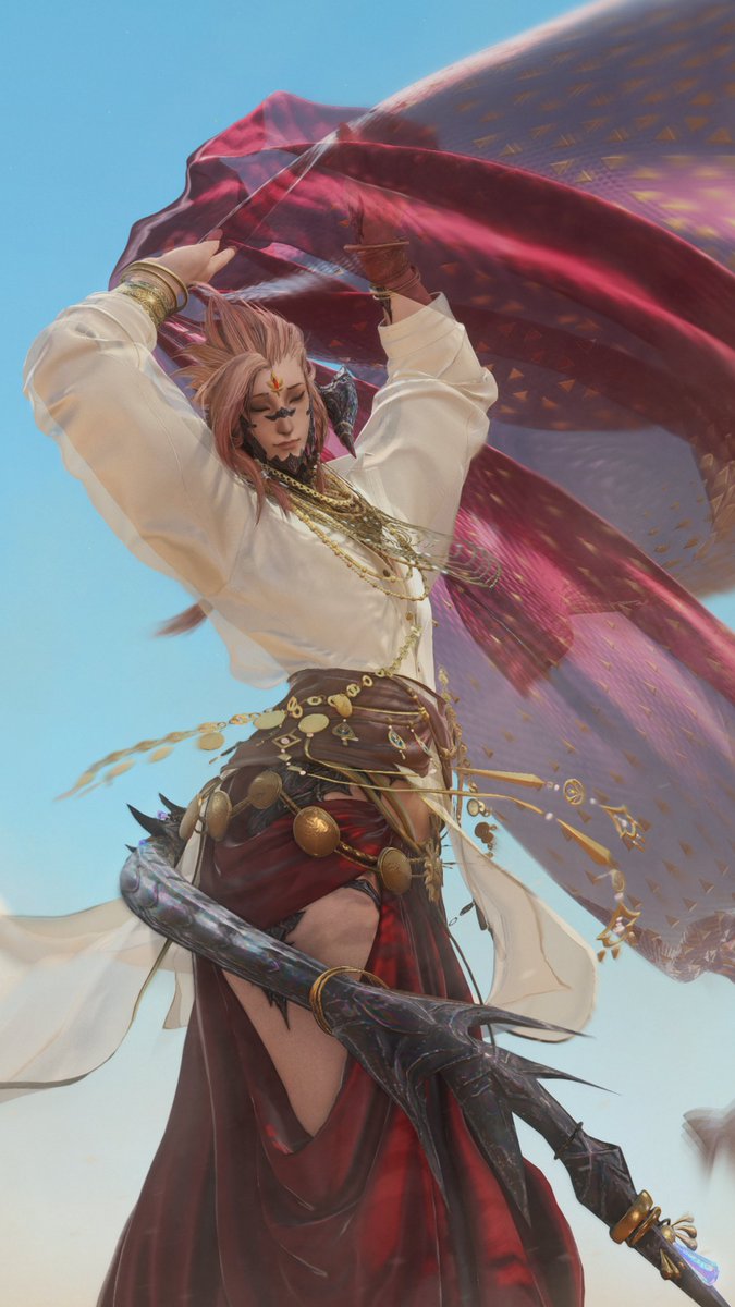 *coughs sand* #au_ra