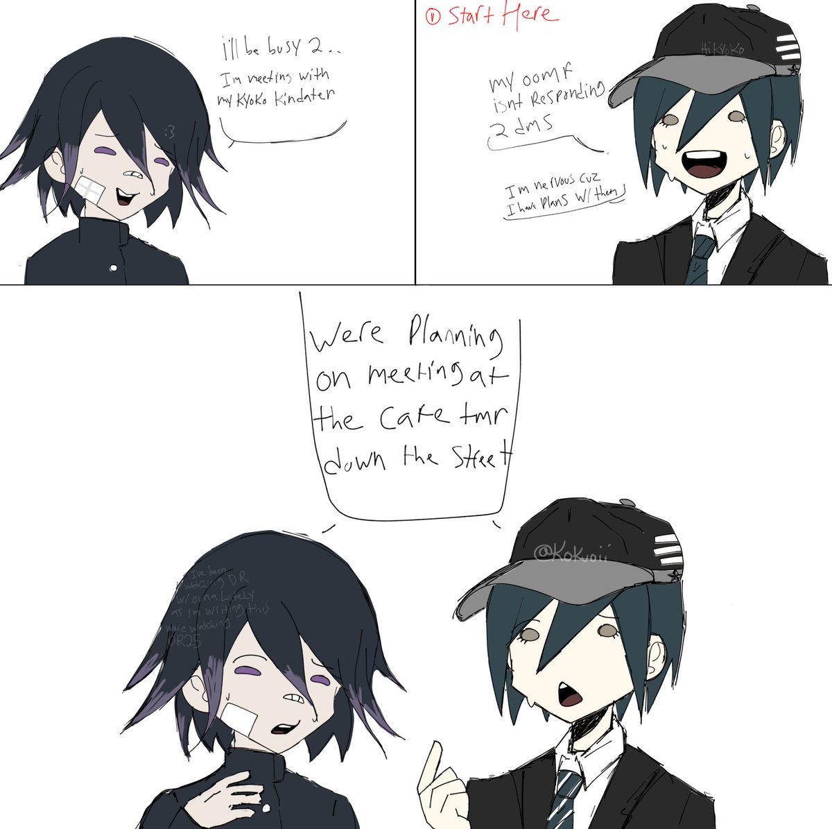 dangan4life's tweet photo. Modern love story
#danganronpa #kyokofeet #relatable #kindating #celesgiri #kagebon https://t.co/Z46nHRAOu1