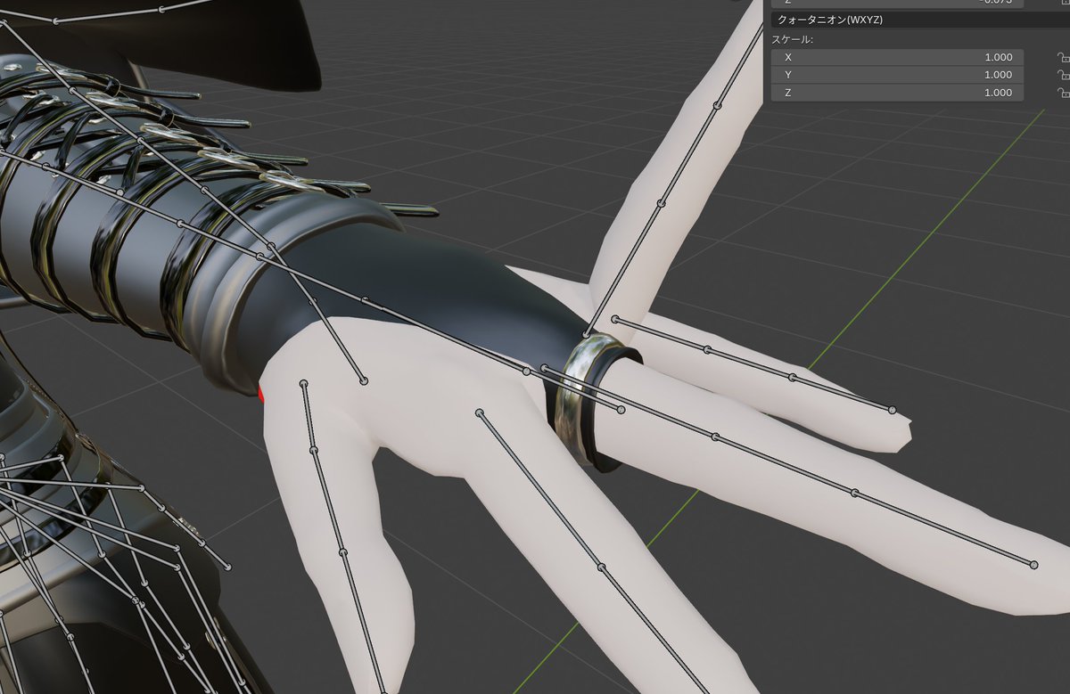 StellarM3lt's tweet photo. version1.01に更新しました
中指のウェイトが他の指の影響を受けすぎていたために
不自然に伸縮するミスを修正しました
お手数おかけしますが、DLされた方は再度インストールしていただけますと幸いです https://t.co/eumHNM97NX