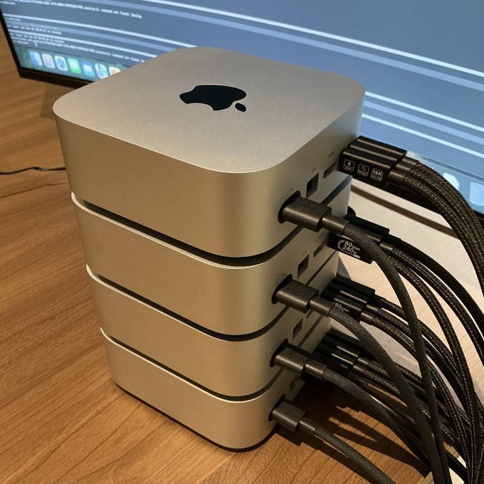 i’ve got 4 mac mini 

now tell me what should i build?