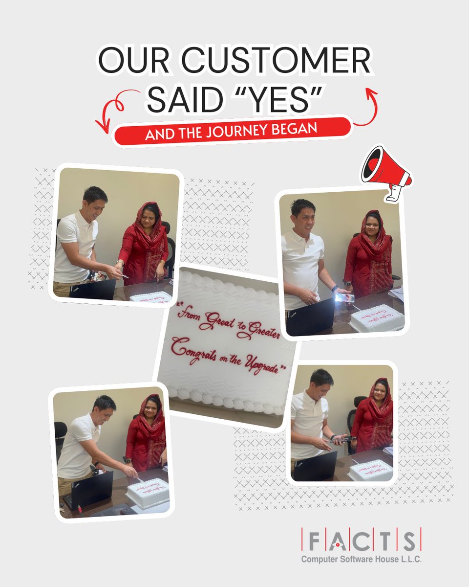 FactsCSH's tweet photo. Our Customer Said YES ✅
Welcome onboard, Fortune!

A new partnership begins with onboarding, trust, and clear goals.
Happy to have you with us. 🍰🤝

#OurCustomerSaidYes #Fortune #FACTSFamily https://t.co/V9bySOV3dx