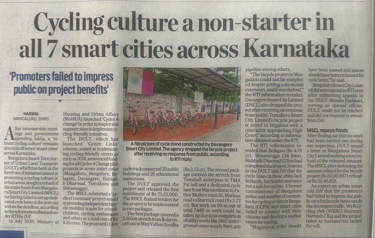 Did hubballi deviate from actual plan of smart city and mess up whole thing even after direct back up from central minister??? Where did we go wrong drastically <a href="/nagabhushanb/">Nagabhushan 🇮🇳</a> <a href="/Hubli_Infra/">Hubli Dharwad Infra</a> <a href="/ChristinMP_/">ChristinMathewPhilip</a>