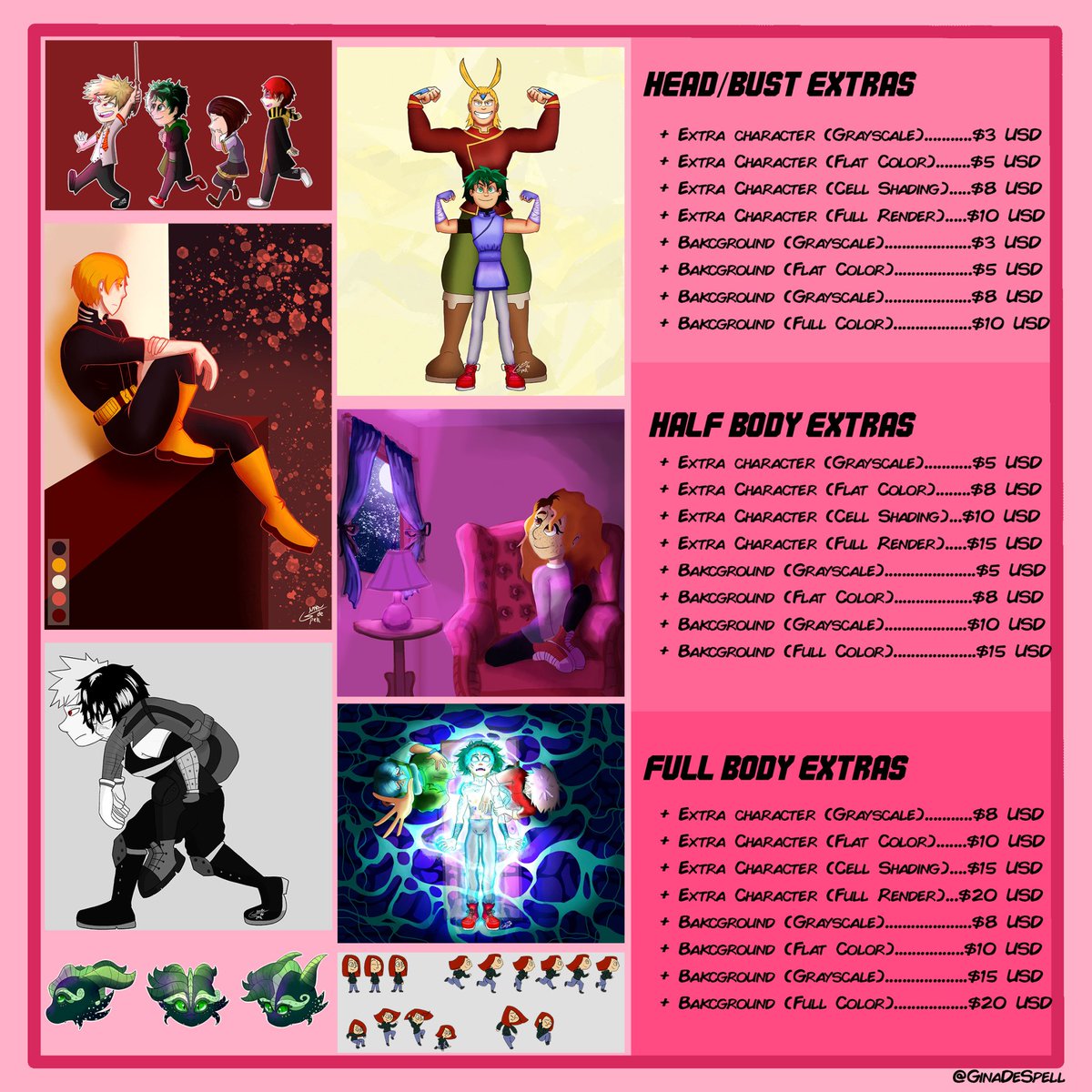 Gina is an artist on VGen! open commissions tweet media