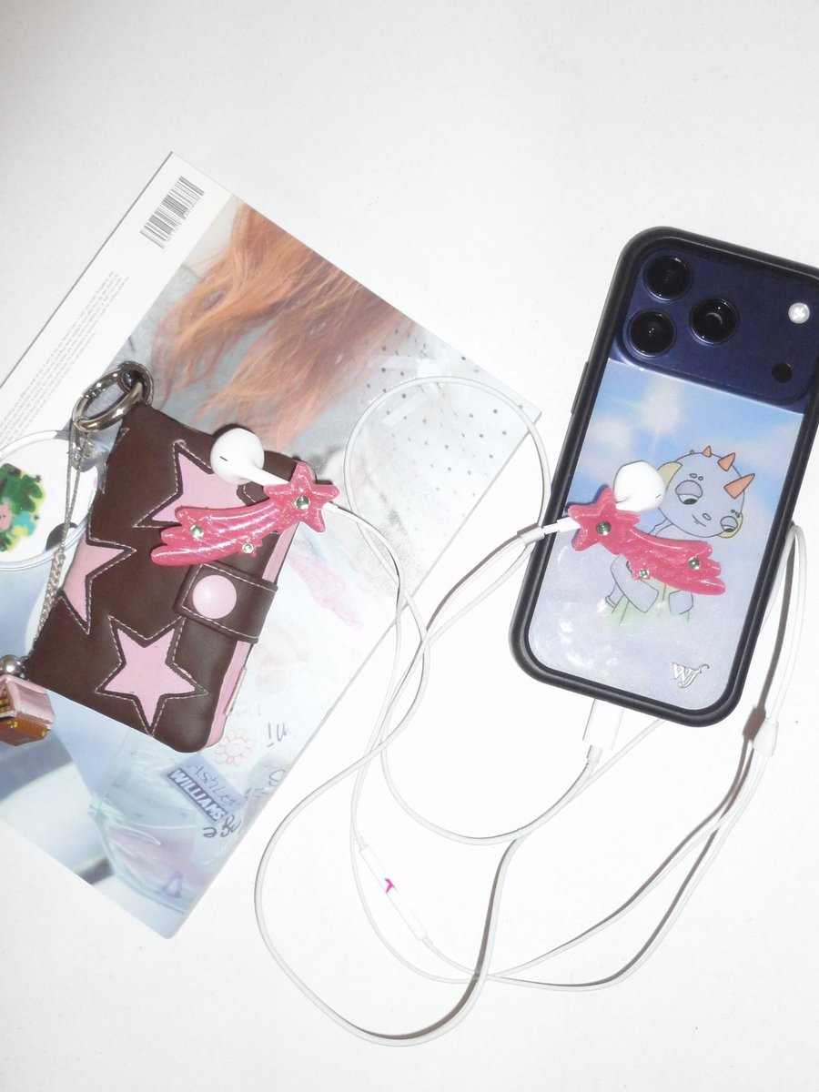 ☆彡 shooting star earphone attachment ☆彡
