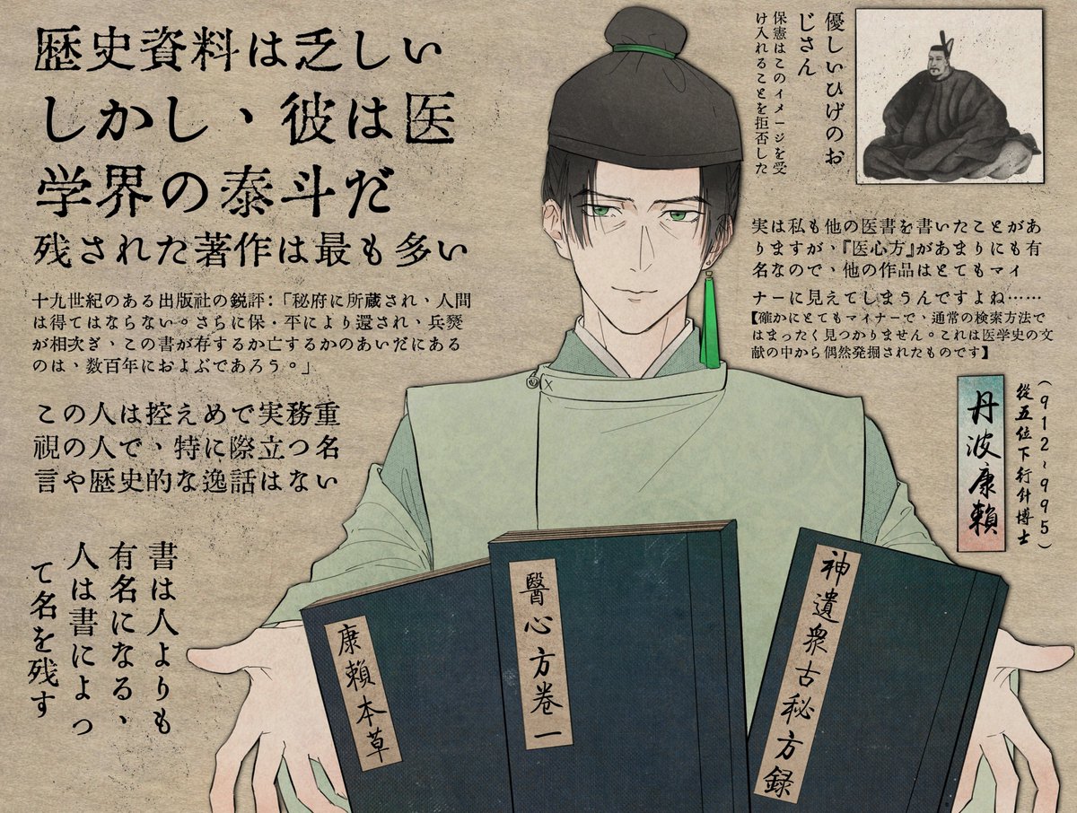 歴史志向のキャラクターマニュアル
もし皆さんに「最も誇りに思っている著作は何か」「歴史的な知名度はどうか」と尋ねられたら、おそらくこんな状況になるだろう——
調査資料や引用文の再翻訳に誤りがございましたら、ご了承ください。