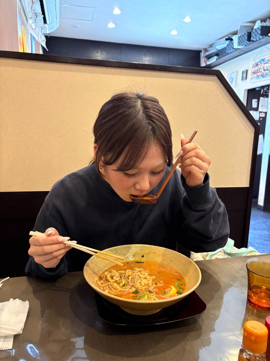 interzone_an's tweet photo. 内定者とランチ🍜

卒業旅行のお話を聞かせてくれました！
そして卒業までにあと３か国行ってくるそうです✨
全力で楽しんできてください🐬🐨

#高崎市 #ランチ #志庵 https://t.co/ba6Tynn9aF