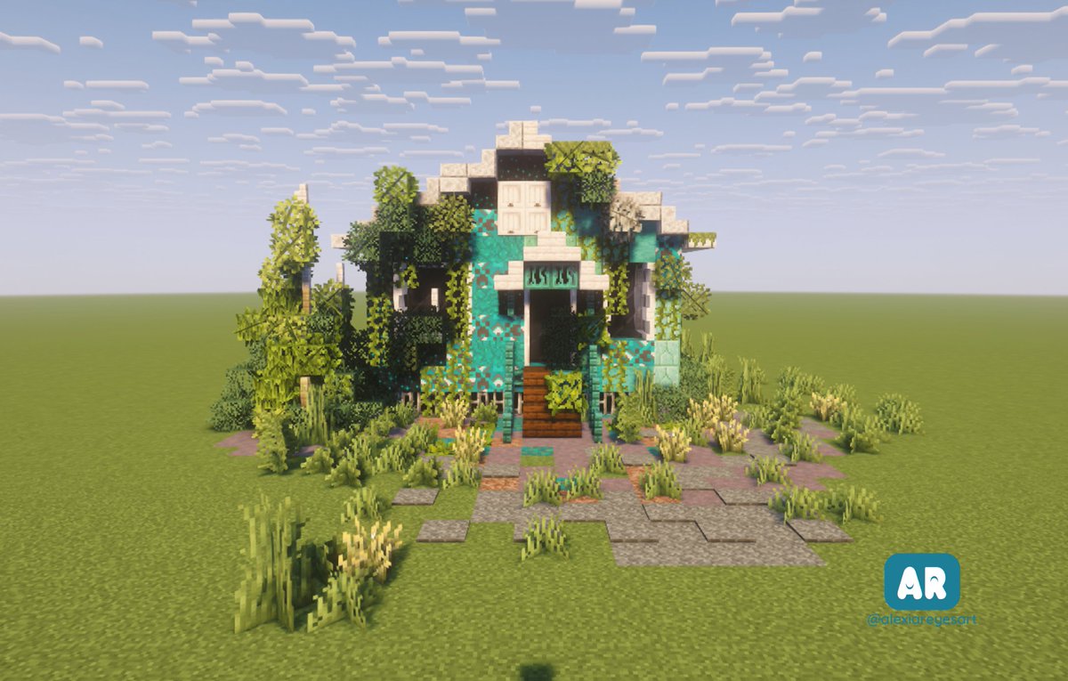 alexiareyesart's tweet image. Another #Minecraft build, this one was more difficult to reference ^^" #Minecraftbuild #Minecrafthouse