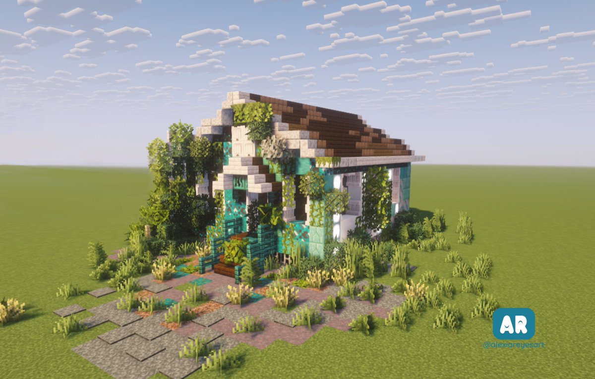 alexiareyesart's tweet image. Another #Minecraft build, this one was more difficult to reference ^^" #Minecraftbuild #Minecrafthouse