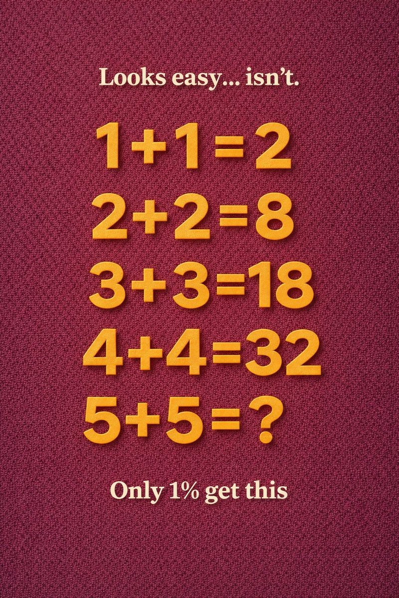 Looks easy .. isn't 

Only 1% get this