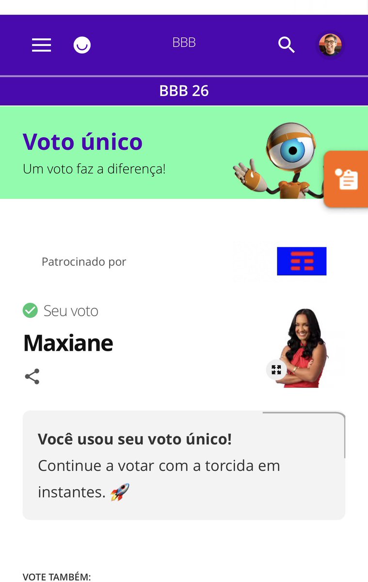 Tulhioserrano's tweet photo. Gastando meu voto único #ForaMaxiane https://t.co/x692NHC9OF