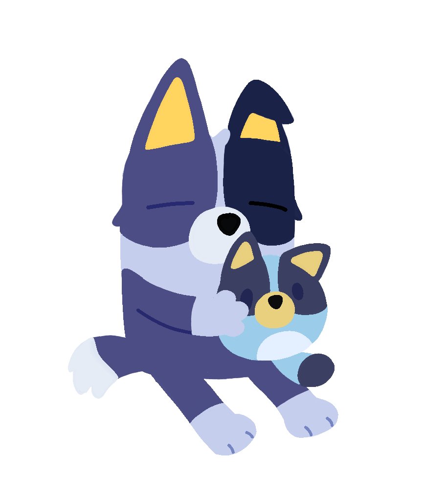 Hug
#Bluey #blueyfanart