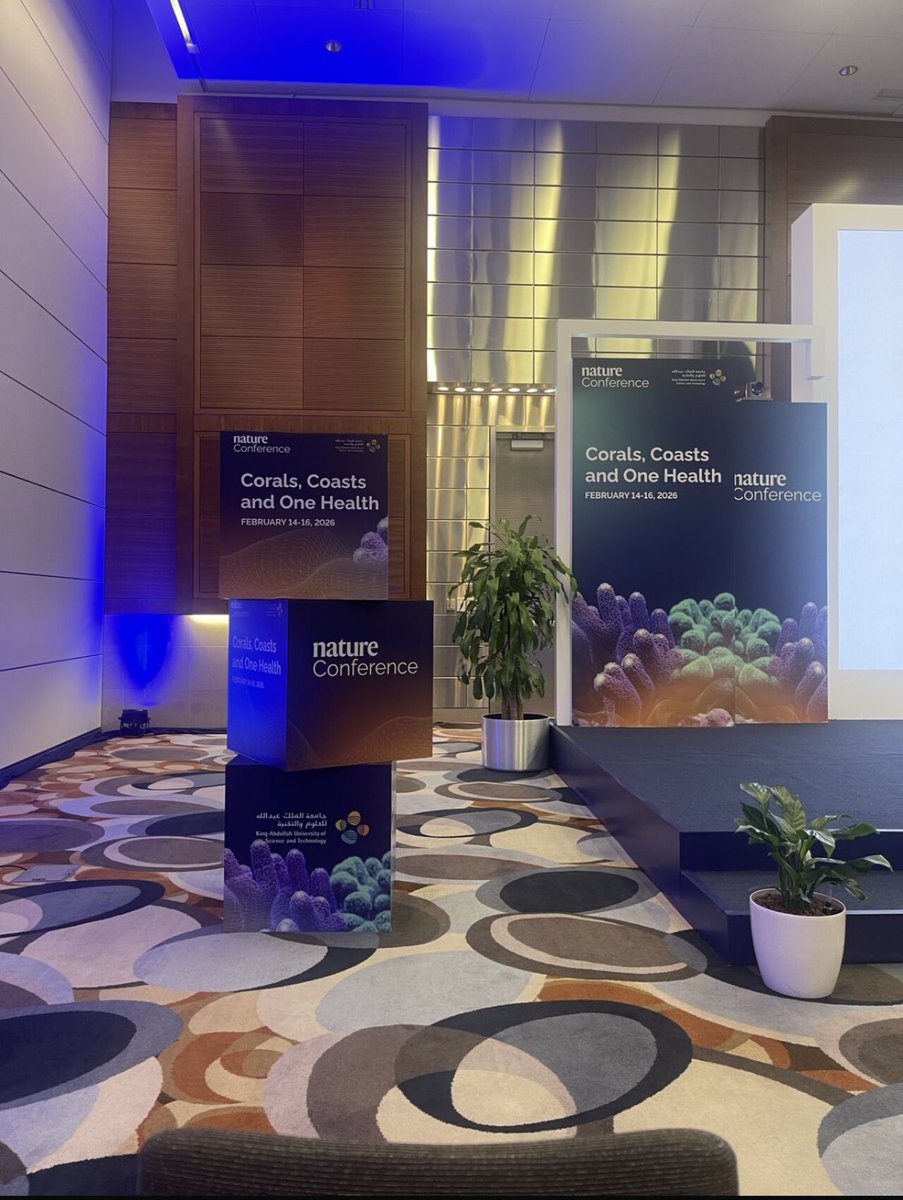 CEMBMarBio's tweet photo. Prof. Sergey Dobretsov presented the poster during the Coral, Coasts, and One Health conference organized by KAUST and Nature Springer. The conference took place at King Abdullah University of Science and Technology, 14-16, February 2026. https://t.co/MWfyrK3NLO